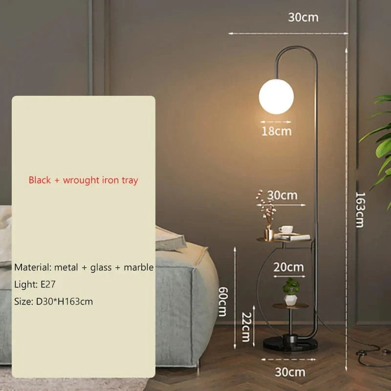 Lampadaire LED Design MODERNISTE | Marco Lucetti E / Lumière blanche