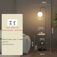 Lampadaire LED Design MODERNISTE | Marco Lucetti G / Lumière blanche