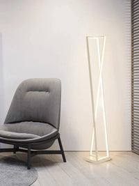 Lampadaire Led design noir et blanc | Marco Lucetti