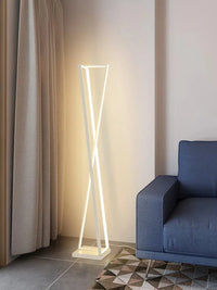 Lampadaire Led design noir et blanc | Marco Lucetti