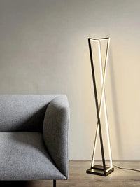 Lampadaire Led design noir et blanc | Marco Lucetti