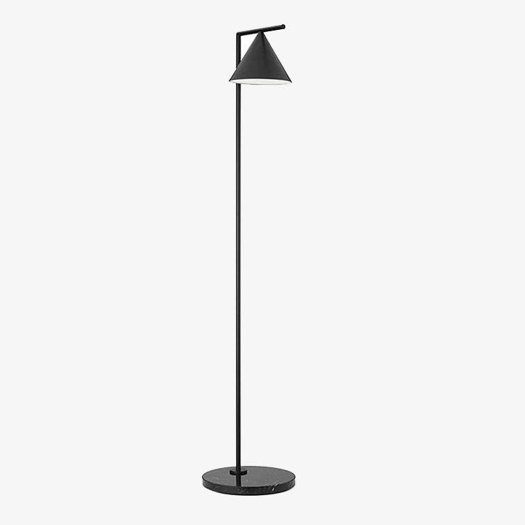 Lampadaire LED Design Nordic avec Base en Marbre (Noir/Doré) | Marco Lucetti
