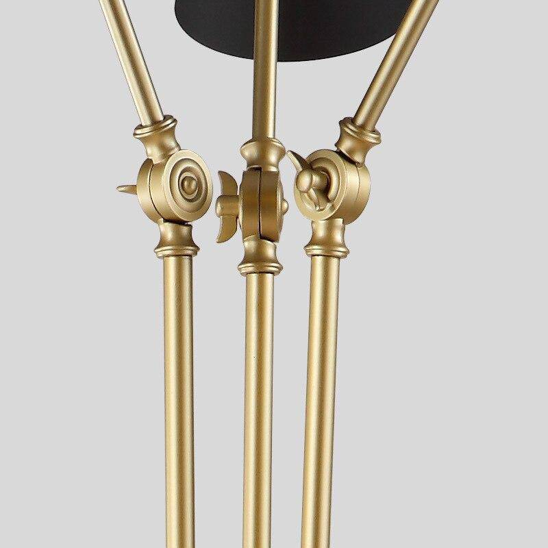 Lampadaire LED doré Brilliance | Marco Lucetti