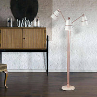 Lampadaire LED doré Brilliance | Marco Lucetti