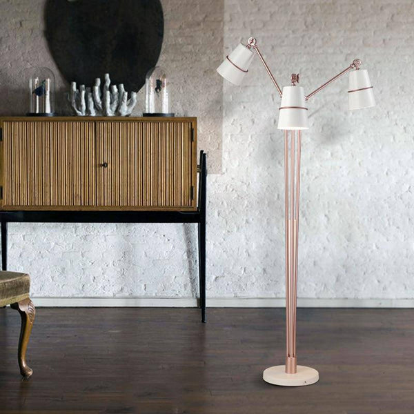 Lampadaire LED doré Brilliance | Marco Lucetti