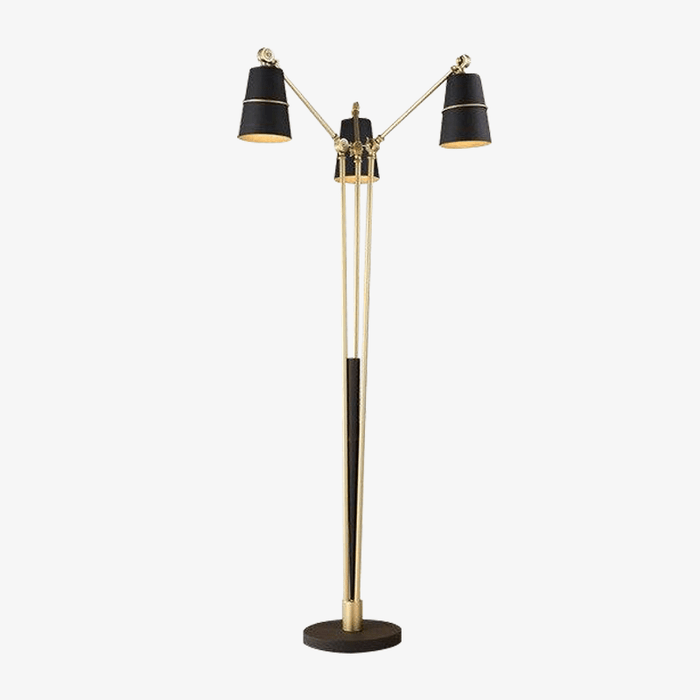 Lampadaire LED doré Brilliance | Marco Lucetti