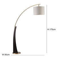 Lampadaire LED doré design boutique | Marco Lucetti