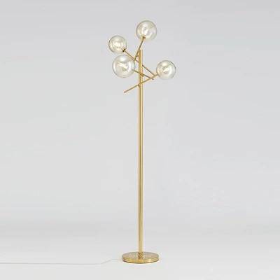 Lampadaire LED doré design "Glowing Branches" | Marco Lucetti