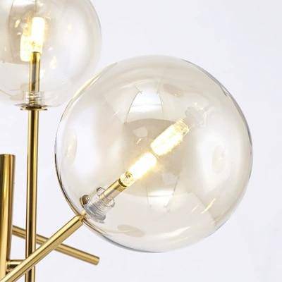 Lampadaire LED doré design "Glowing Branches" | Marco Lucetti
