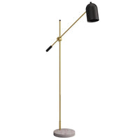 Lampadaire LED Doré - Édition Luxe | Marco Lucetti