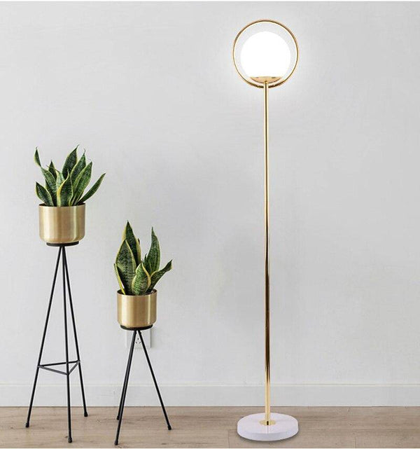 Lampadaire LED Doré Luxe Ball | Marco Lucetti