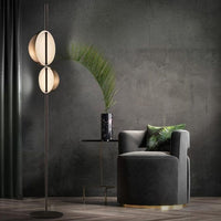 Lampadaire LED Double Abat-jour en Métal - Design Moderne | Marco Lucetti