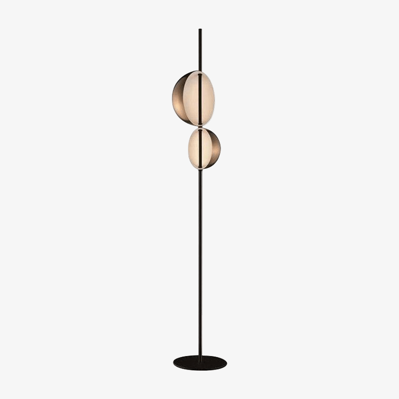 Lampadaire LED Double Abat-jour en Métal - Design Moderne | Marco Lucetti