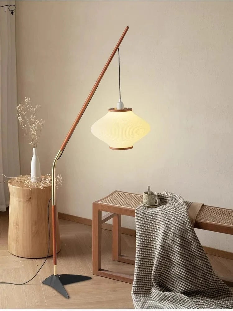 Lampadaire LED E27 de Pêche Médiéval au Design Japonais | Marco Lucetti