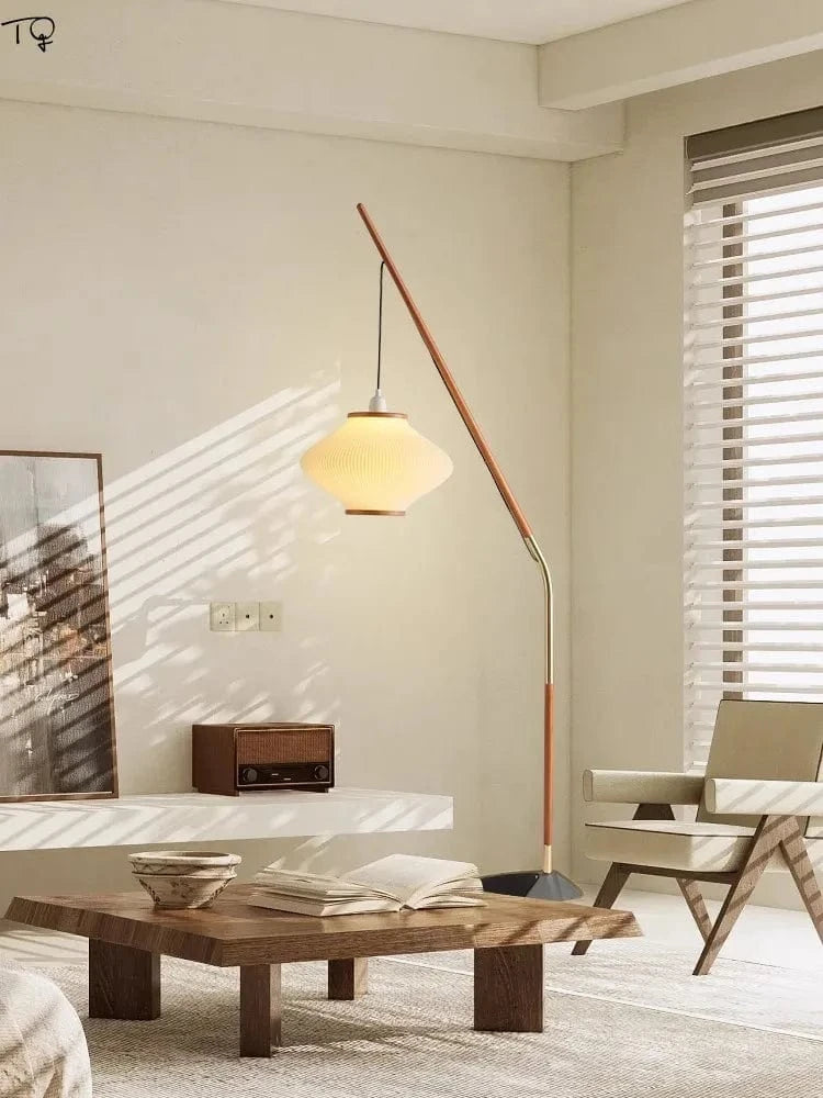 Lampadaire LED E27 de Pêche Médiéval au Design Japonais | Marco Lucetti