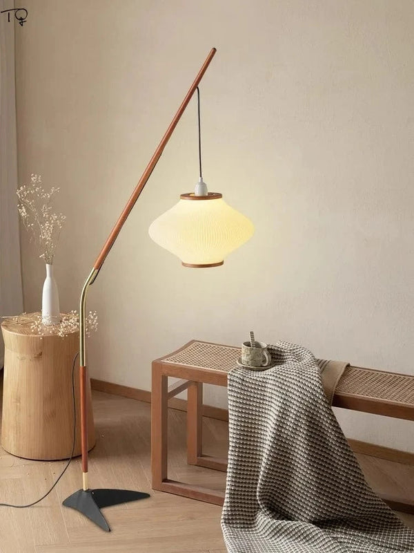 Lampadaire LED E27 de Pêche Médiéval au Design Japonais | Marco Lucetti