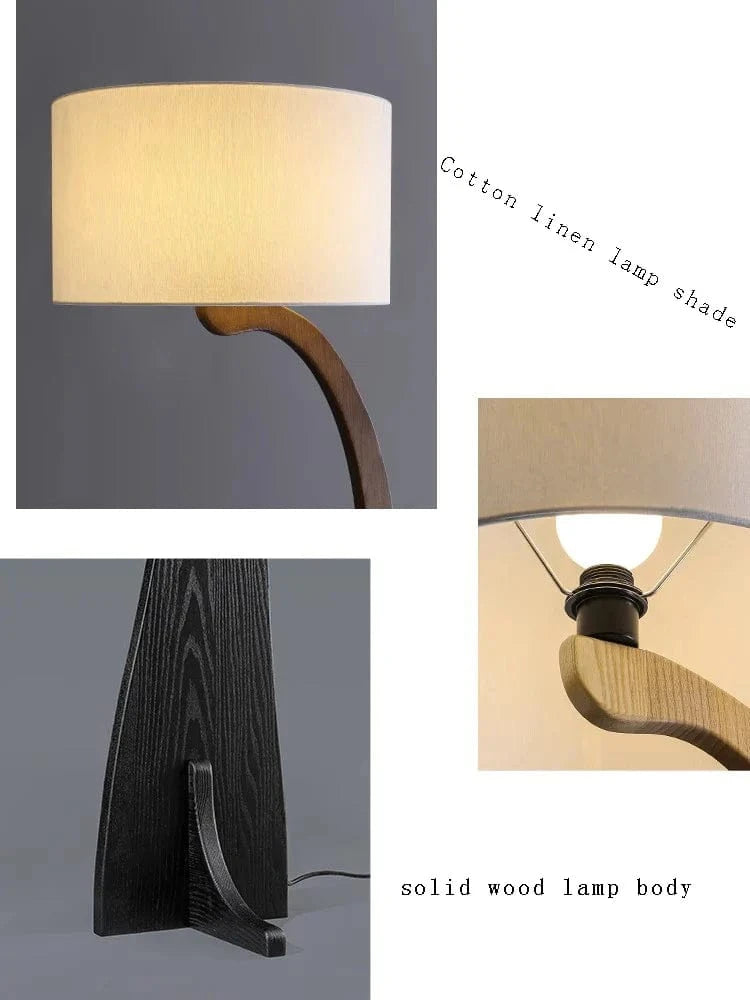 Lampadaire LED en bois design moderne - Luminaire décoratif Premium | Marco Lucetti