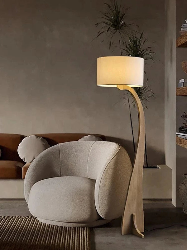 Lampadaire LED en bois design moderne - Luminaire décoratif Premium | Marco Lucetti