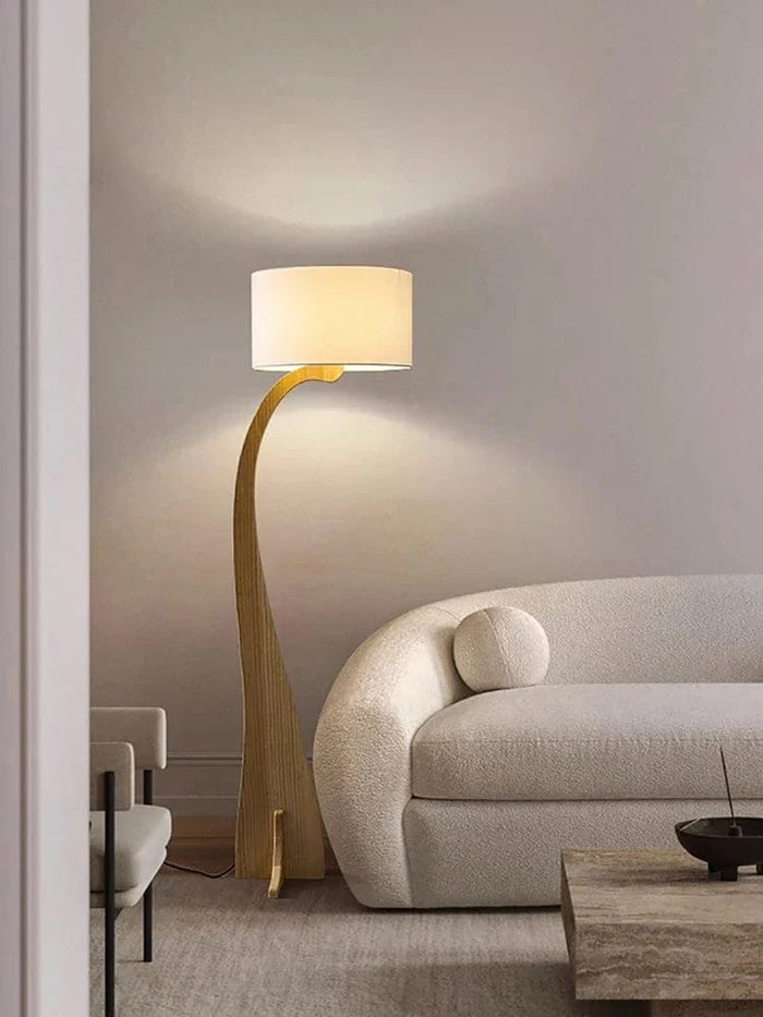 Lampadaire LED en bois design moderne - Luminaire décoratif Premium | Marco Lucetti