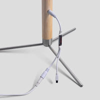 Lampadaire LED en bois massif | Marco Lucetti