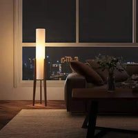 Lampadaire LED en bois style coréen - GlowKor Woodlamp | Marco Lucetti