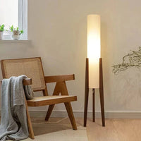 Lampadaire LED en bois style coréen - GlowKor Woodlamp | Marco Lucetti