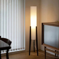 Lampadaire LED en bois style coréen - GlowKor Woodlamp | Marco Lucetti