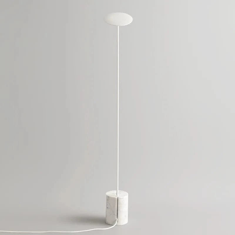 Lampadaire LED en marbre : Élégance Moderne | Marco Lucetti Blanc