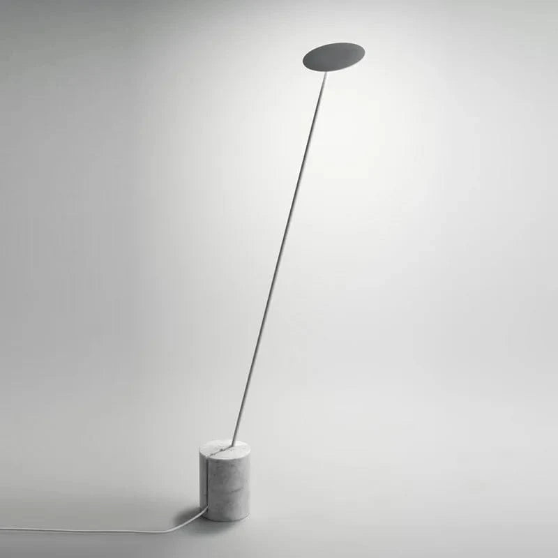 Lampadaire LED en marbre : Élégance Moderne | Marco Lucetti Gris