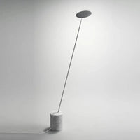 Lampadaire LED en marbre : Élégance Moderne | Marco Lucetti Gris