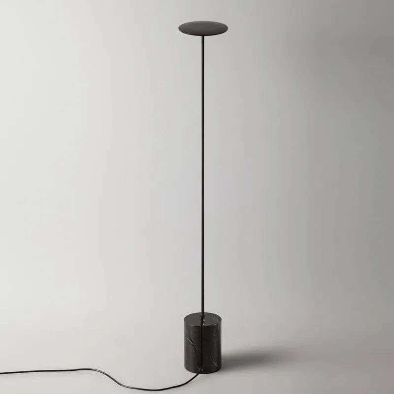 Lampadaire LED en marbre : Élégance Moderne | Marco Lucetti Noir