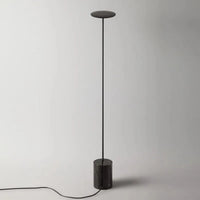 Lampadaire LED en marbre : Élégance Moderne | Marco Lucetti Noir