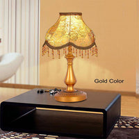 Lampadaire LED en tissu - Élégance illuminée | Marco Lucetti Lampe à poser - Doré