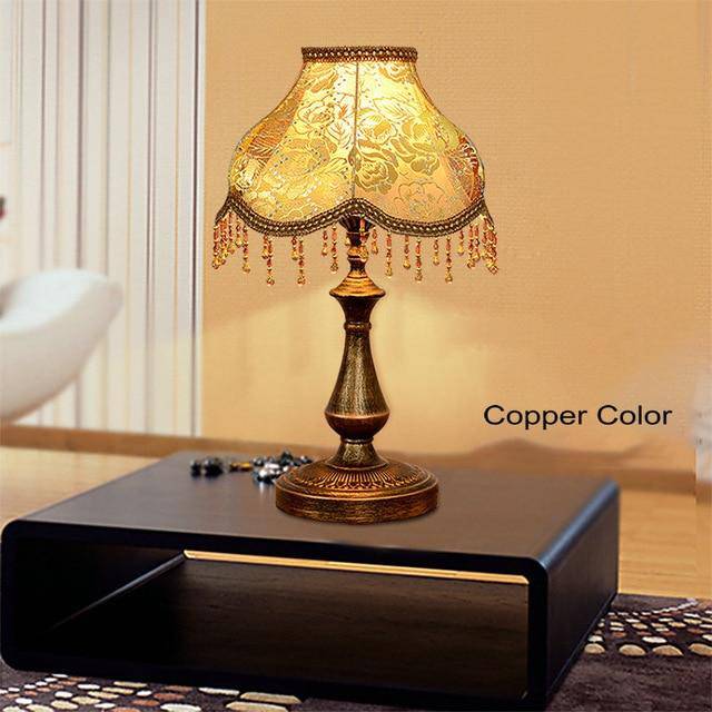 Lampadaire LED en tissu - Élégance illuminée | Marco Lucetti Lampe à poser - Marron