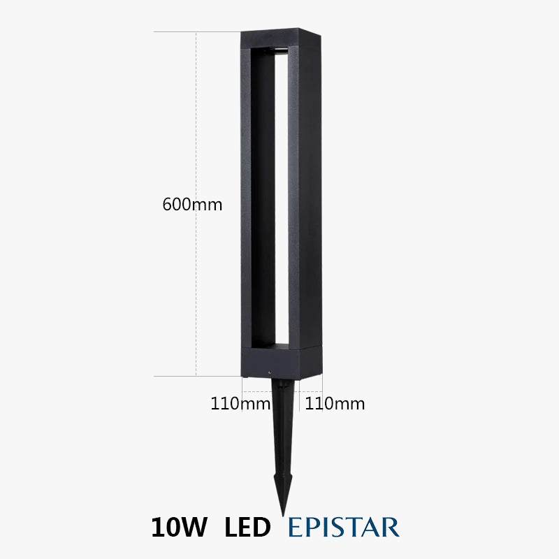 Lampadaire LED étanche pour éclairage de jardin en extérieur | Marco Lucetti