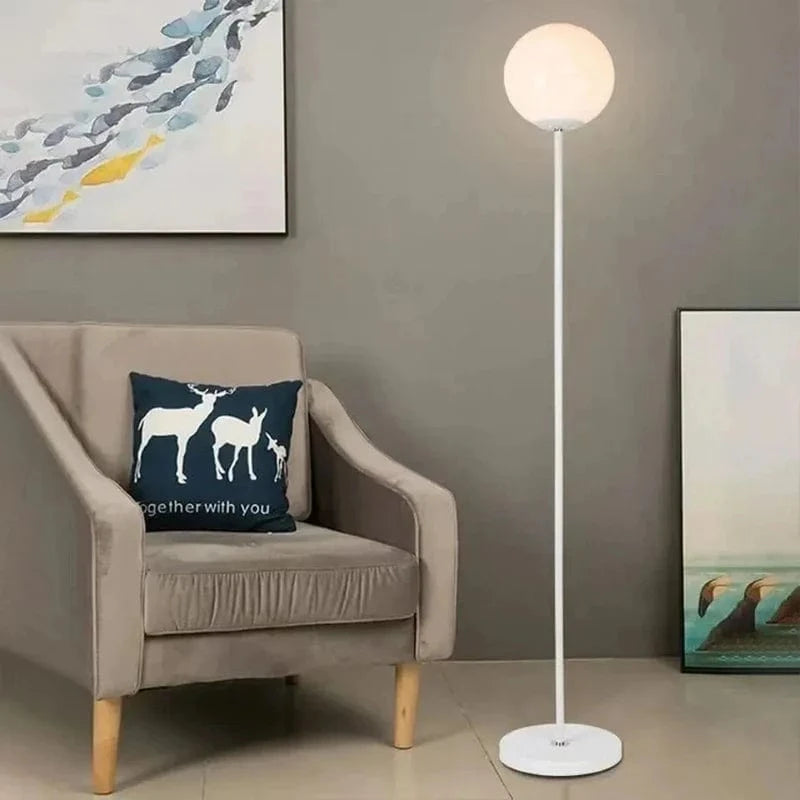 Lampadaire LED IntelliBoule | Marco Lucetti BLANC / Blanc chaud pas de télécommande