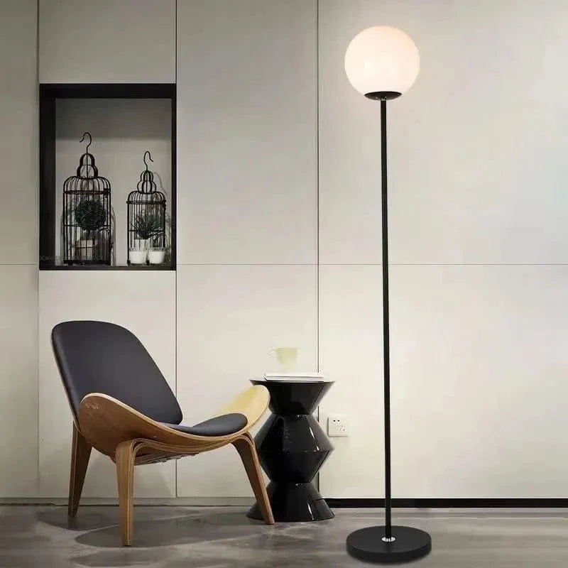 Lampadaire LED IntelliBoule | Marco Lucetti NOIR / Blanc chaud pas de télécommande