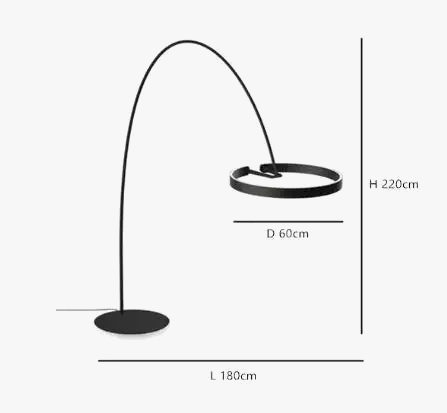 Lampadaire LED Italien pour un intérieur élégant | Marco Lucetti