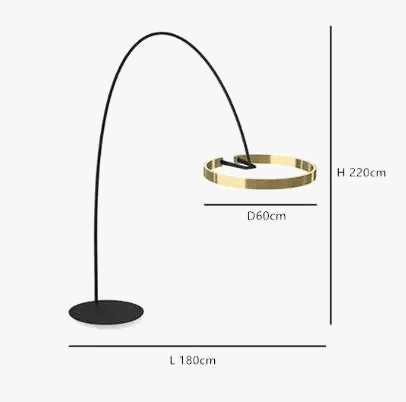 Lampadaire LED Italien pour un intérieur élégant | Marco Lucetti