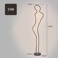 Lampadaire LED "Linus" en forme de figure humaine | Marco Lucetti