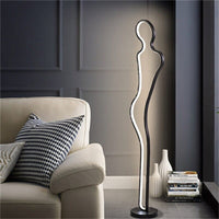 Lampadaire LED "Linus" en forme de figure humaine | Marco Lucetti