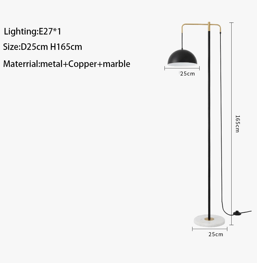 Lampadaire LED Loft : Style Épuré | Marco Lucetti