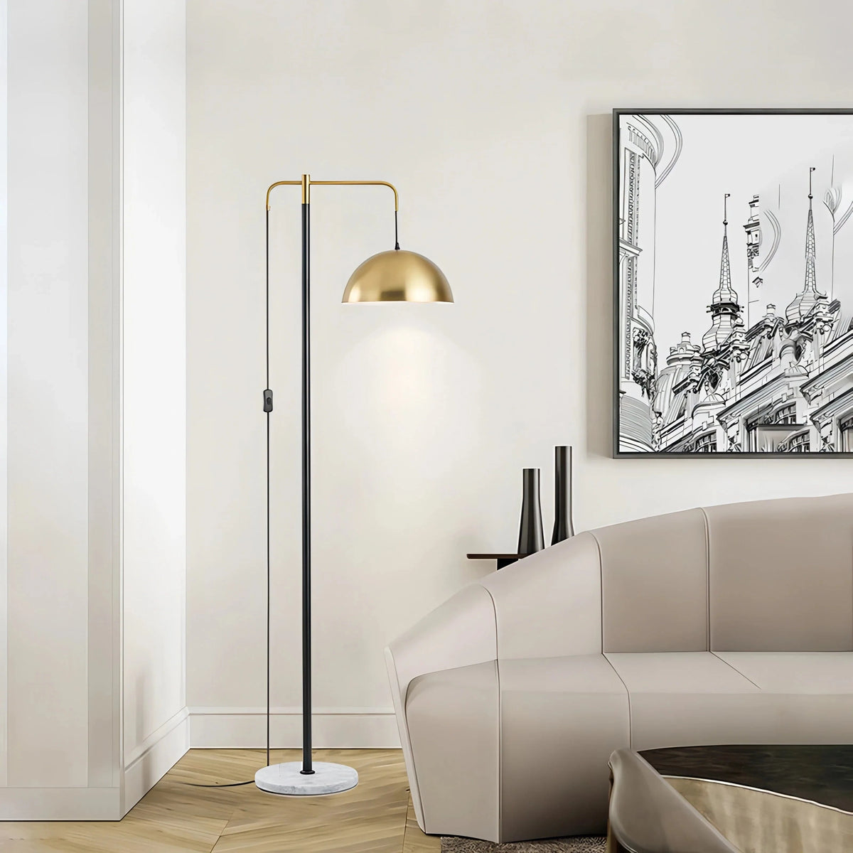 Lampadaire LED Loft : Style Épuré | Marco Lucetti