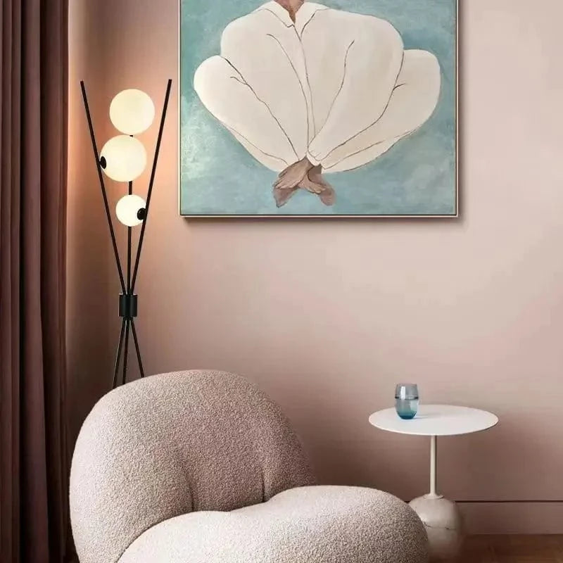 Lampadaire LED Lune en Verre | Marco Lucetti