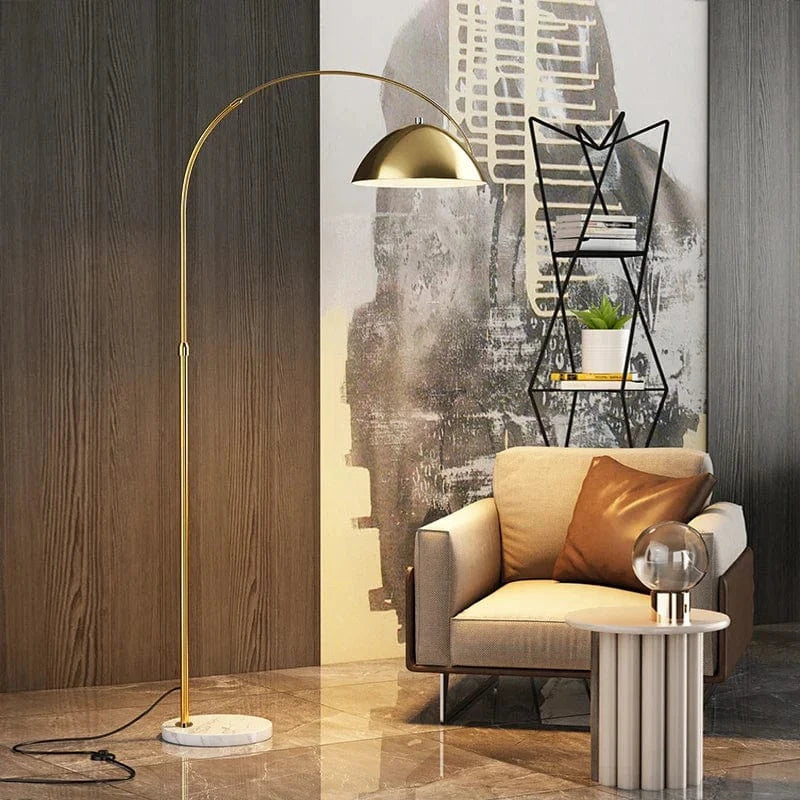 Lampadaire LED Marbre de Luxe par un Styliste Italien | Marco Lucetti