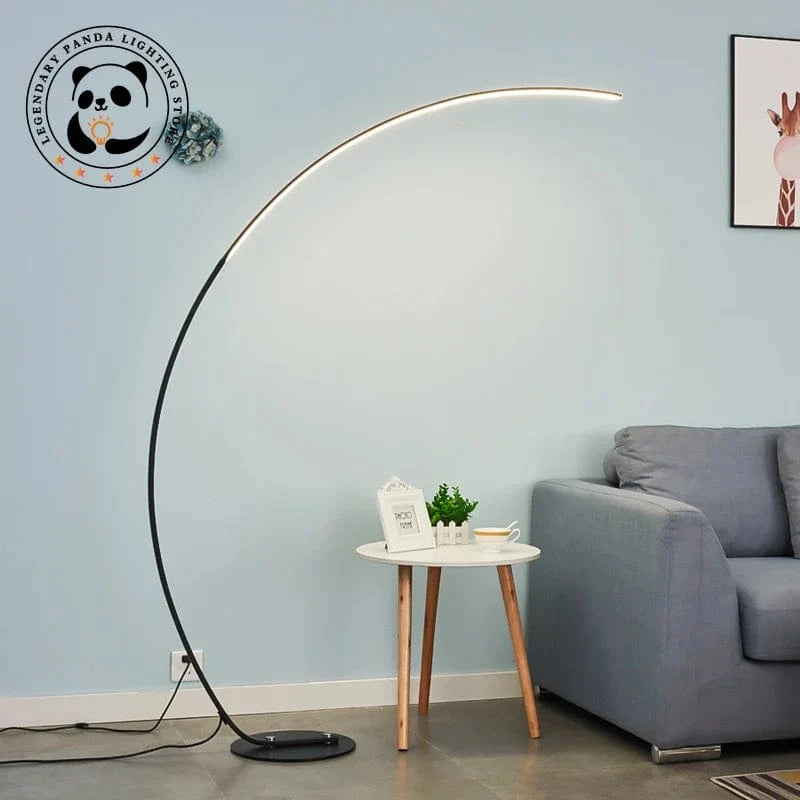 Lampadaire LED Moderne Noir et Blanc | Art Luminaire Maison Intérieur  | Marco Lucetti