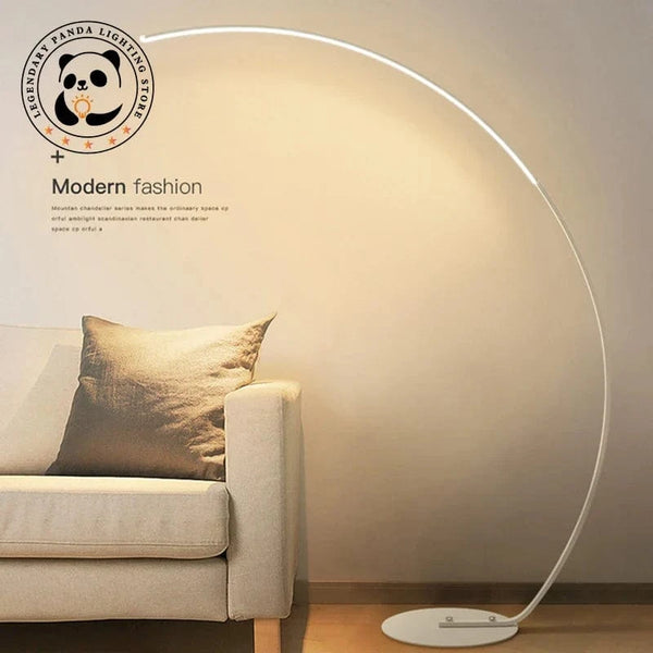 Lampadaire LED Moderne Noir et Blanc | Art Luminaire Maison Intérieur  | Marco Lucetti