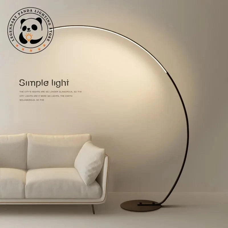 Lampadaire LED Moderne Noir et Blanc | Art Luminaire Maison Intérieur  | Marco Lucetti