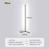 Lampadaire LED Moderne pour Salon et Salle à Manger | Marco Lucetti A90cm / Gradation continue (RC)