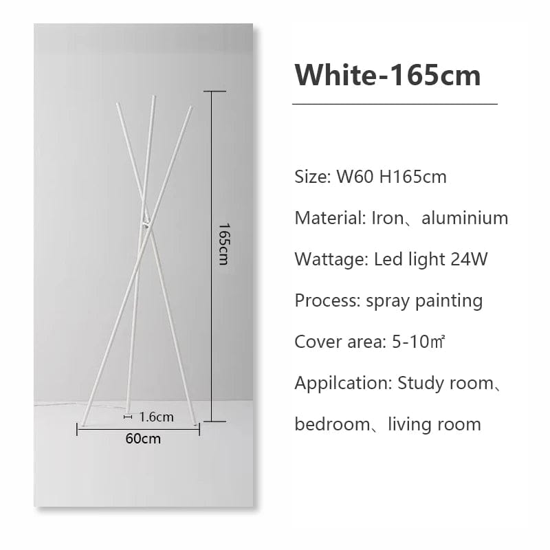 Lampadaire LED moderne pour un salon élégant - Créativité et Atmosphère | Marco Lucetti